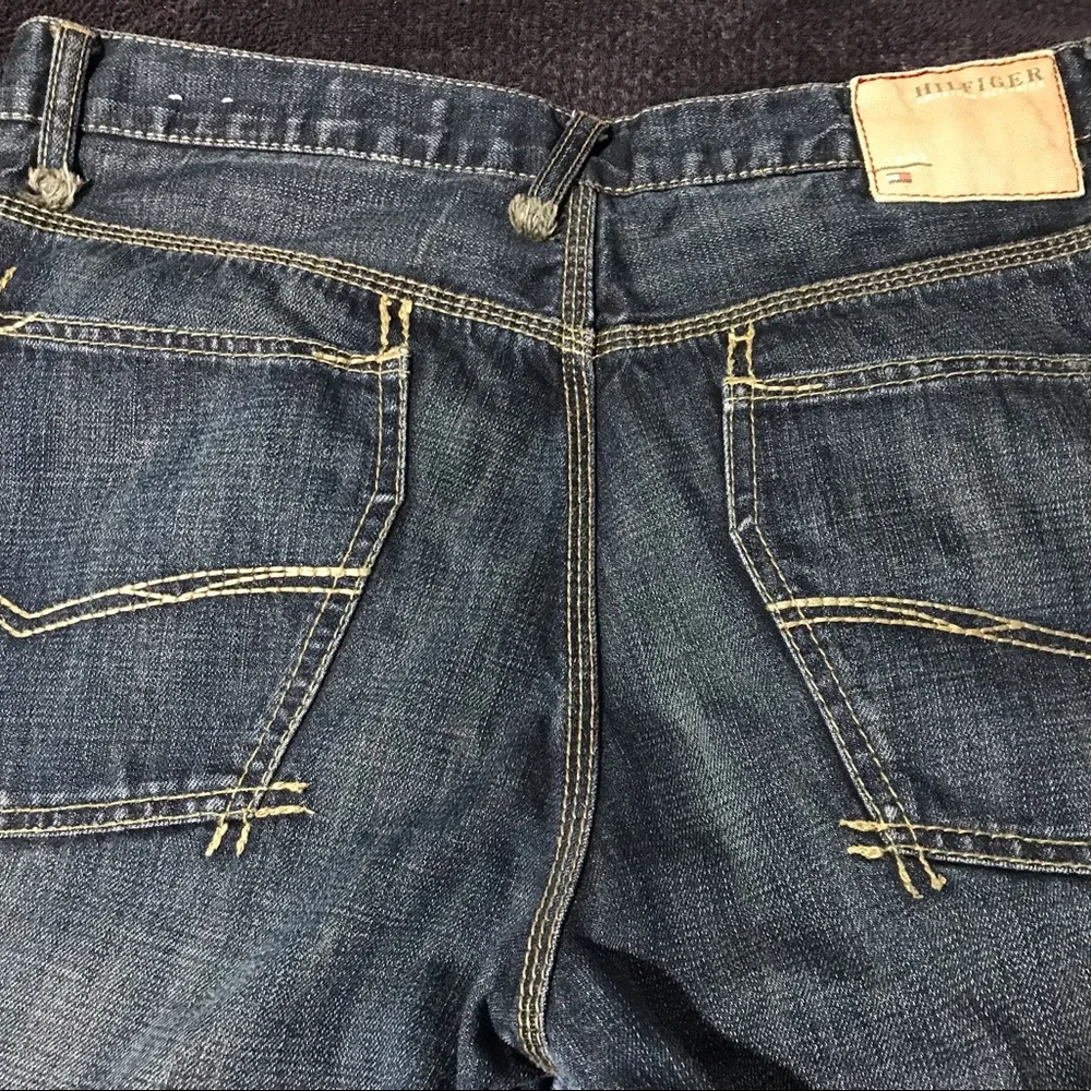 Vintage Tommy Hilfiger Premium Denim Jeans Pants 34x32 Gym P Wing Bear Rlx Thj 1